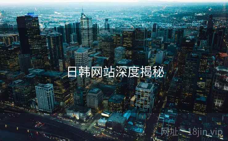 日韩网站深度揭秘  第2张