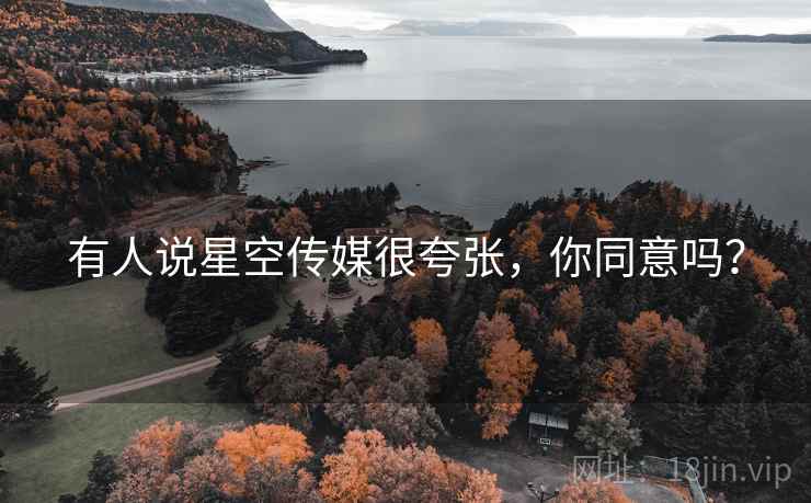 有人说星空传媒很夸张，你同意吗？